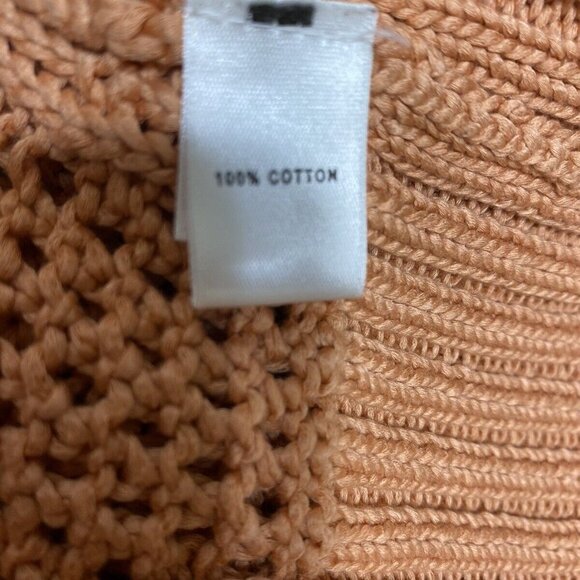 ST. John Women's Peach Double Breasted Cable Knit Long Sleeve Sweater Sz S - Picture 5 of 7